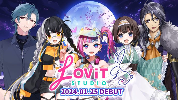 Vライバーエージェンシー『LOViT STUDIO』より新たに5名がデビュー！ 現代魔術師や声優を目指す少女が1月25日（木）19時より配信スタート