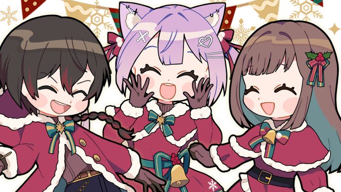 ラビスタの1stオリジナル曲「LOViT Christmas!」MV公開！歌唱権争奪イベント上位3名の歌声に注目 〜Vライバーエージェンシー『LOViT STUDIO』〜