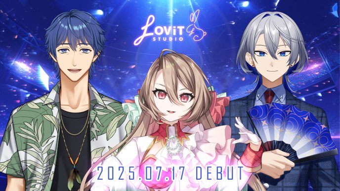 今回からラビスタ8期生が配信デビュー！芸人とVライバーの二刀流、優雅系人情派な姉御肌、マッスルエンターテイナーの3名が本日7月17日（木）に初配信 〜Vライバーエージェンシー『LOViT STUDIO』〜